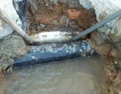 潮南测漏水之水管漏水